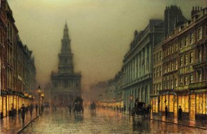 Evening On the Strand Looking Towards St Mary'S, London